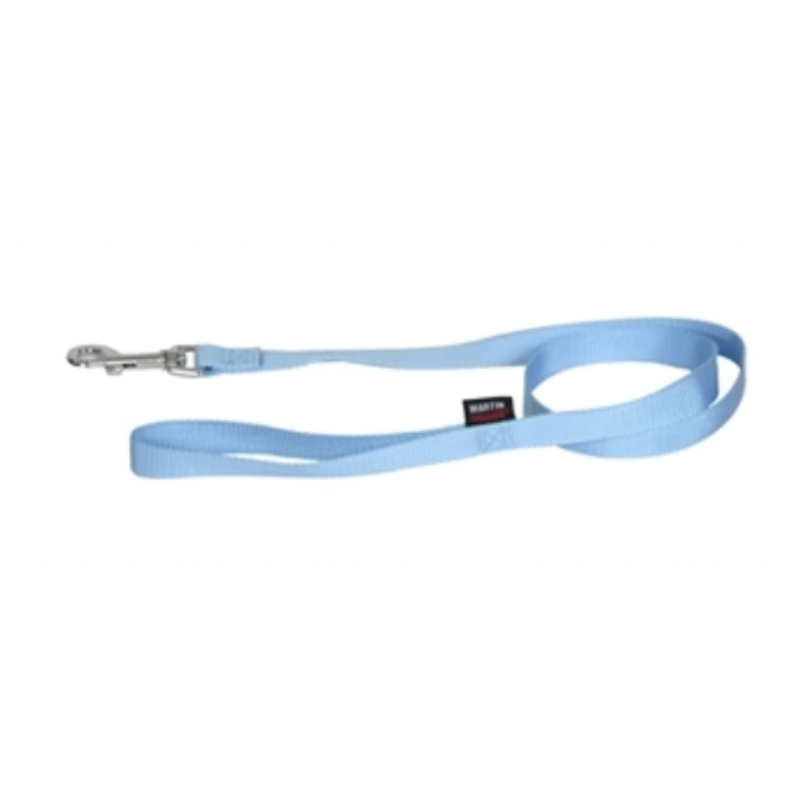 Martin Hundeleine Basic Nylon Blau
